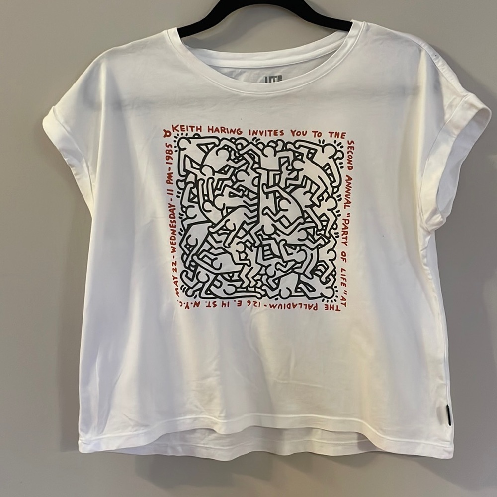 Uniqlo UT Keith Haring The Palladium Party Graphic Promo T Shirt